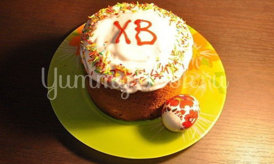 Рецепт кулича пасхального наливного