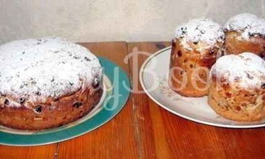 Рецепт кулича пасхального с мартини