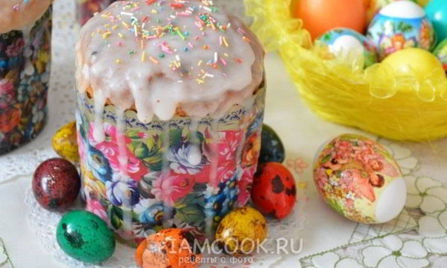 Рецепт кулича с миндалема и лимонного цедроя