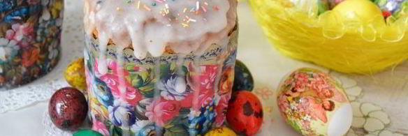 кулич с миндалем и лимонной цедрой