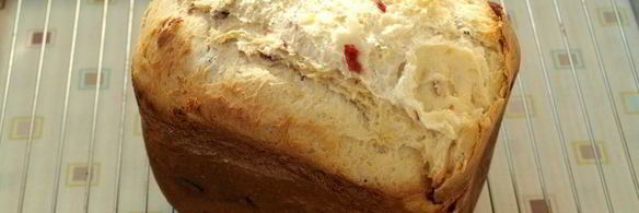 кулич с вяленой клюквой в хлебопечке