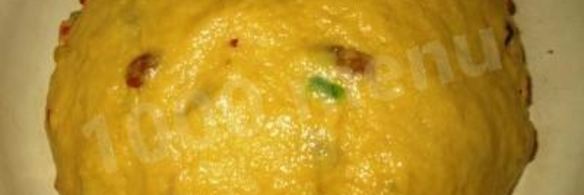 пасха простая с изюмом