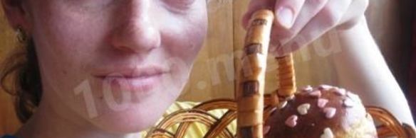 пасха простая с изюмом