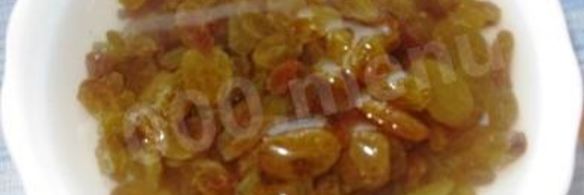 пасха простая с изюмом