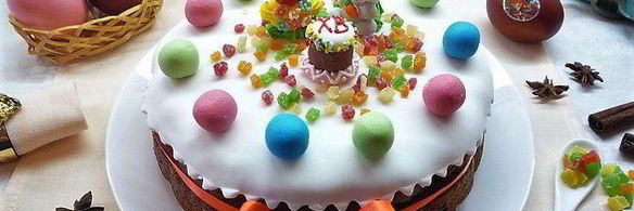 пасхальный кулич-кекс симнель