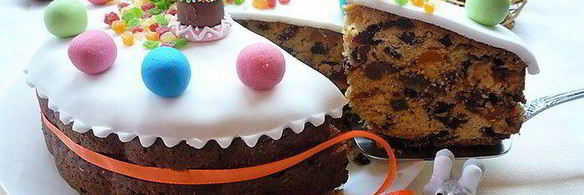 пасхальный кулич-кекс симнель