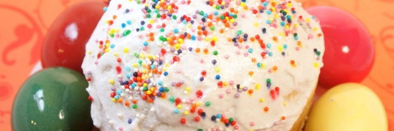 Пасхальный кулич на Пасху