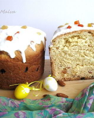 Пасхальный монастырский кулич