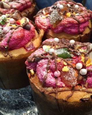 Пасхальные куличи с безе