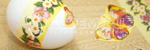 пасхальные яйца бабочки-цветочки