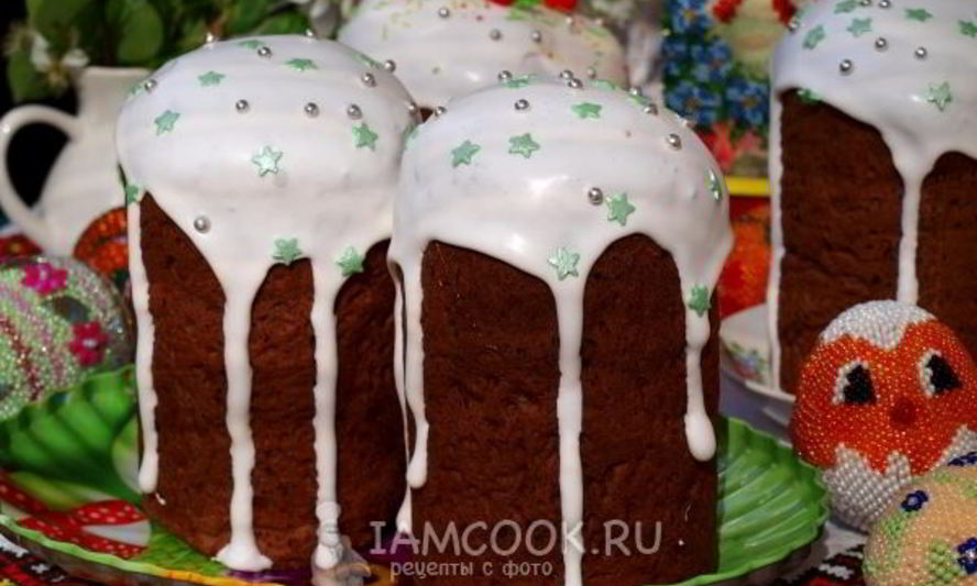 Рецепт шоколадного кулича