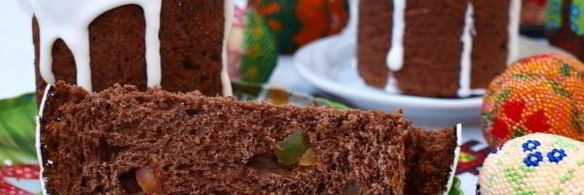 шоколадный кулич