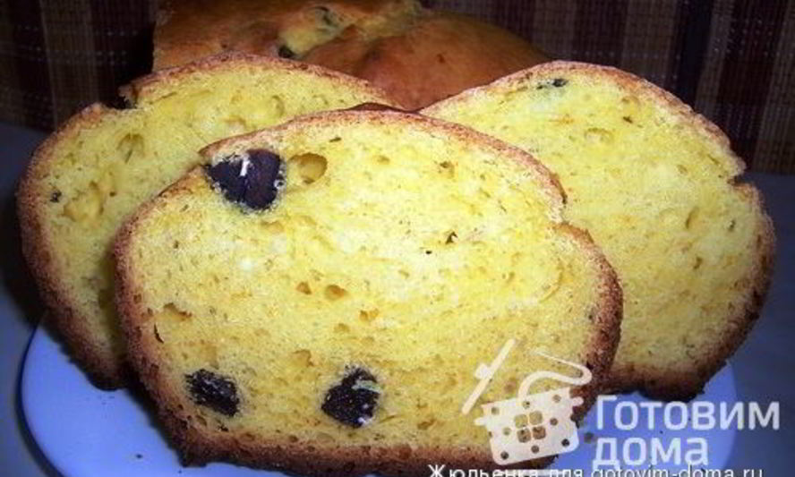 Рецепт сладкого кулича с апельсиновой ноткой