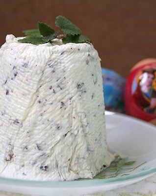 Сырная пасха с шоколадом