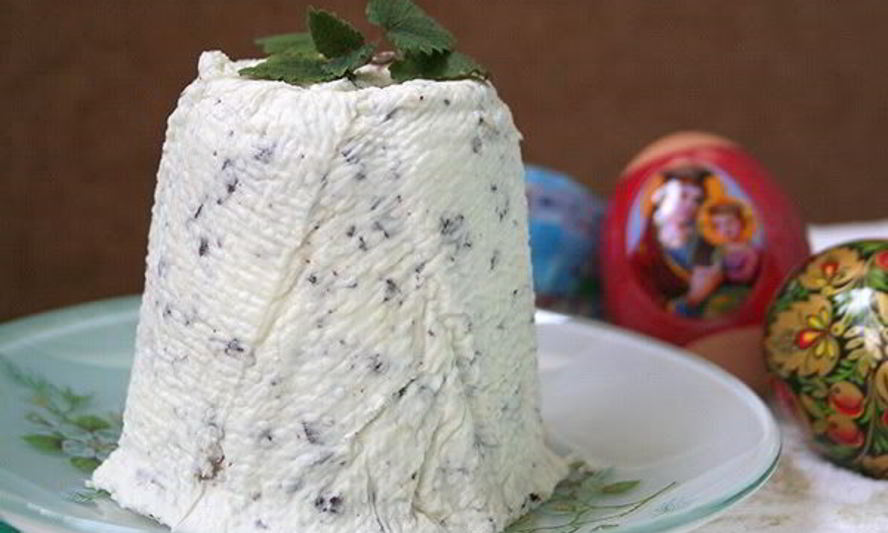 Рецепт сырной пасхи с шоколадом