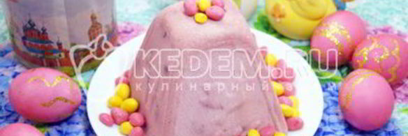 творожная пасха вишневая