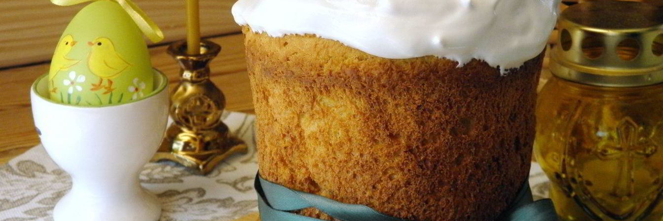 Творожный кулич на Пасху