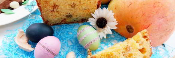 тыквенный кулич с лавандовой сливочной глазурью