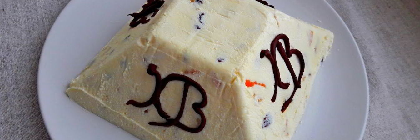 Ванильная творожная пасха