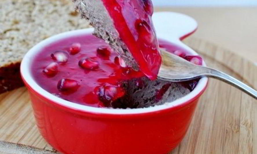 Рецепт пате из куриной печени с гранатовым желе