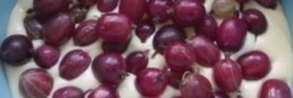 пудинг с крыжовником