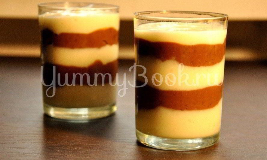 Рецепт пудинга зебра