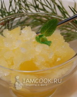 Сорбет апельсиновый