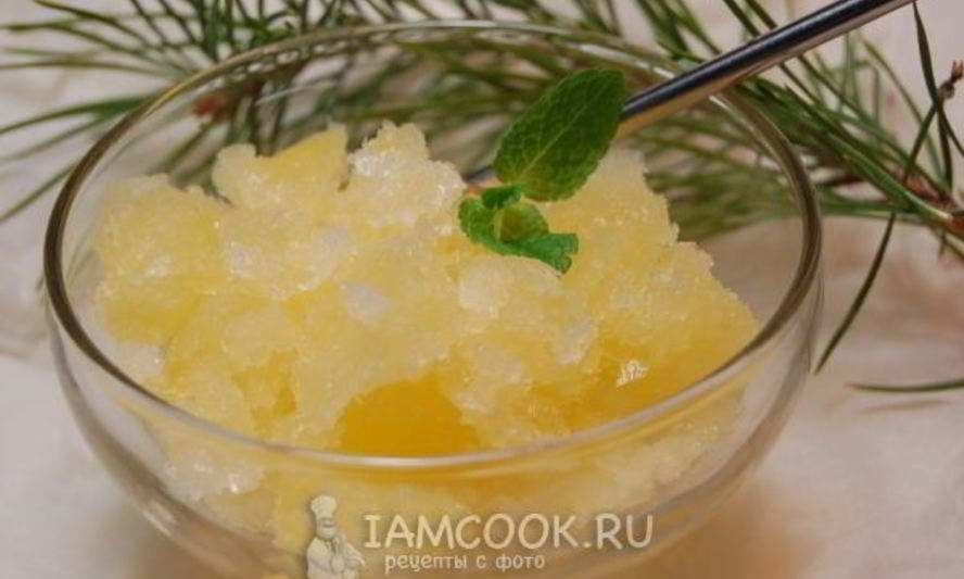 Рецепт сорбета апельсинового