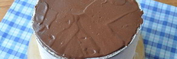 черно-белый торт-суфле