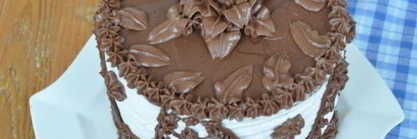 черно-белый торт-суфле