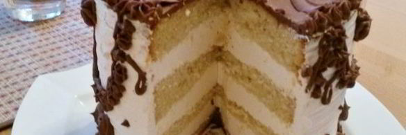 черно-белый торт-суфле