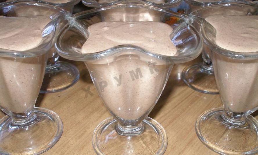 Рецепт десерта шоколадного крем суфле