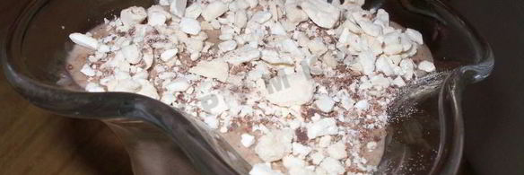 десерт шоколадный крем суфле