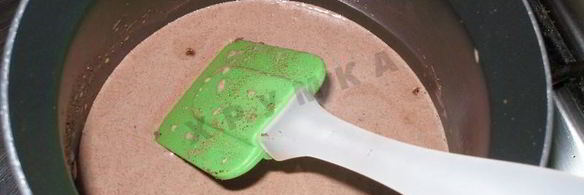 десерт шоколадный крем суфле