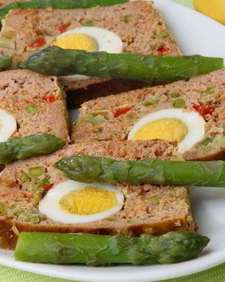 Домашнее мясное суфле с яйцом