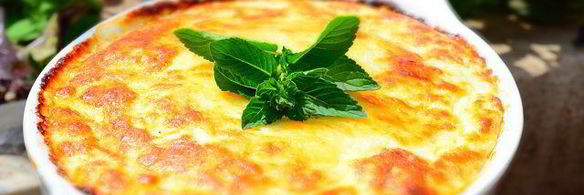 кабачковое суфле под сырной шапкой