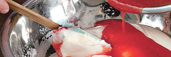 ледяное клубничное суфле