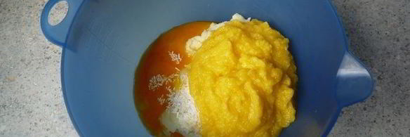 нежное мангово-кокосовое суфле