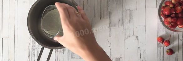 сливочное суфле с земляникой