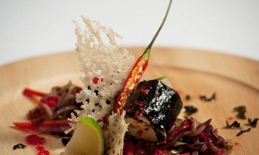 Рецепт суфле из судака с овощным жюльеном