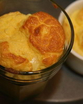 Суфле из сыра пеше миньон с мускатным орехом