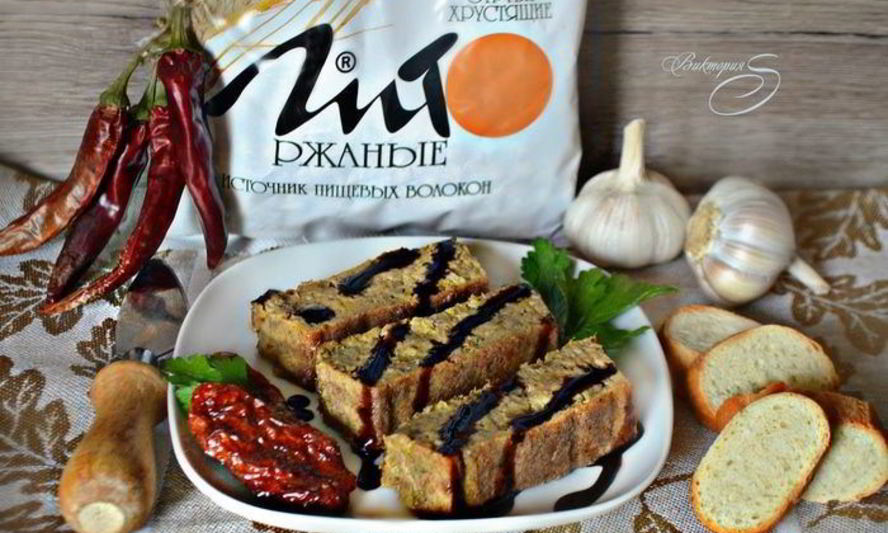 Рецепт суфле из запеченного баклажана с перцем и отрубями