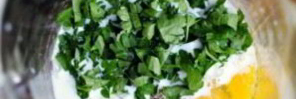 суфле с картофелем и колбасками