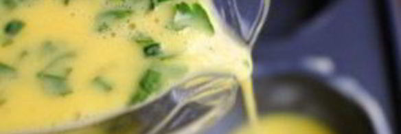 суфле с картофелем и колбасками