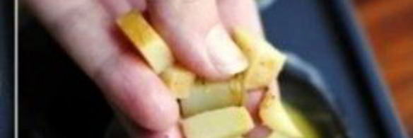 суфле с картофелем и колбасками