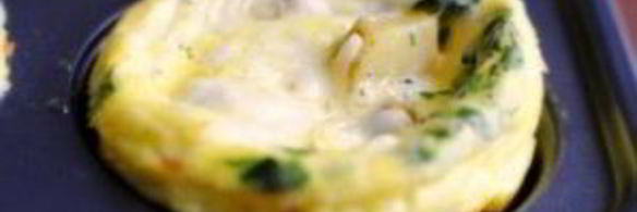 суфле с картофелем и колбасками