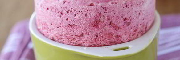 свекольное суфле с апельсиновым курдом