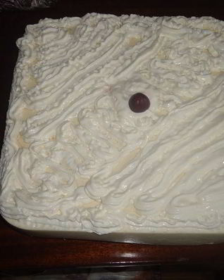 Торт-суфле с вишней