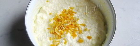 творожное суфле с апельсином в духовке