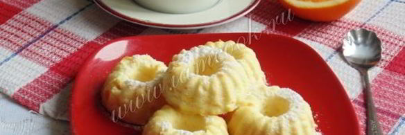 творожное суфле с апельсином в духовке